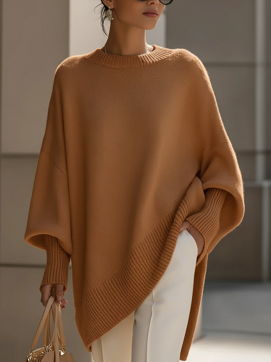 Mandy – Stylish Effortless Elegance Oversized Poncho - - Poncho - Concept Fashionlab