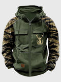 Moderne Komfort-Camouflage-Jacke Damen