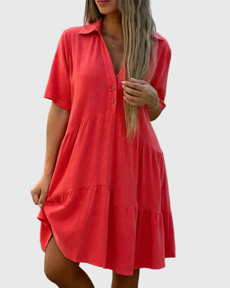 Ariana: Fließendes elegantes Minikleid