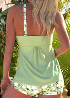 Ever Tankini-Set mit Raffungen – Bademode mit Blumenprint und figurbetonter Passform