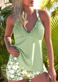 Damen Ever Tankini-Set mit Raffungen – Bademode mit Blumenprint und