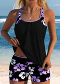 Damen Arabelle Tankini-Set mit Blumendruck – Lebendige,