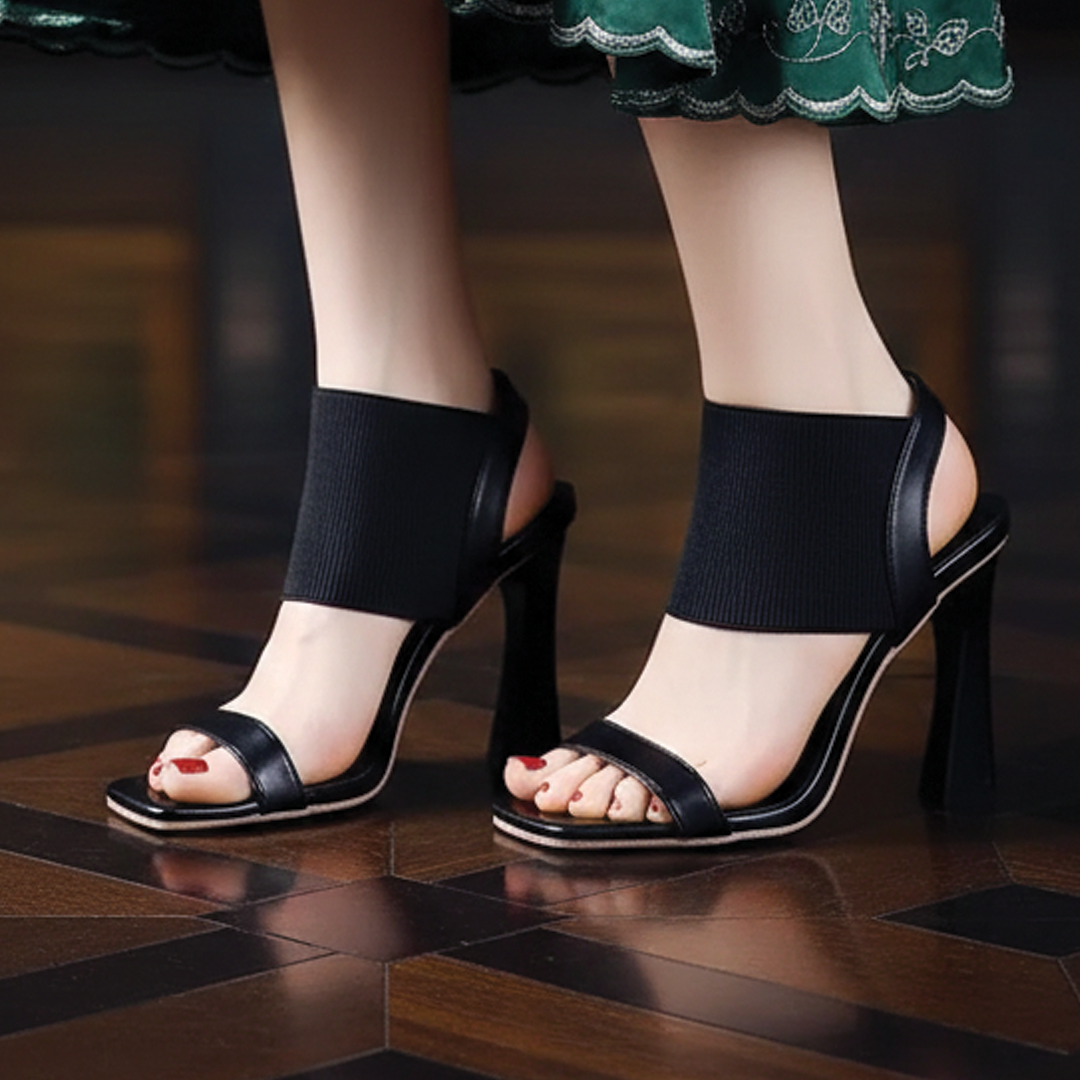 Damen Pumps mit offenen Zehen - - Damen > Sandalen - Concept Fashionlab