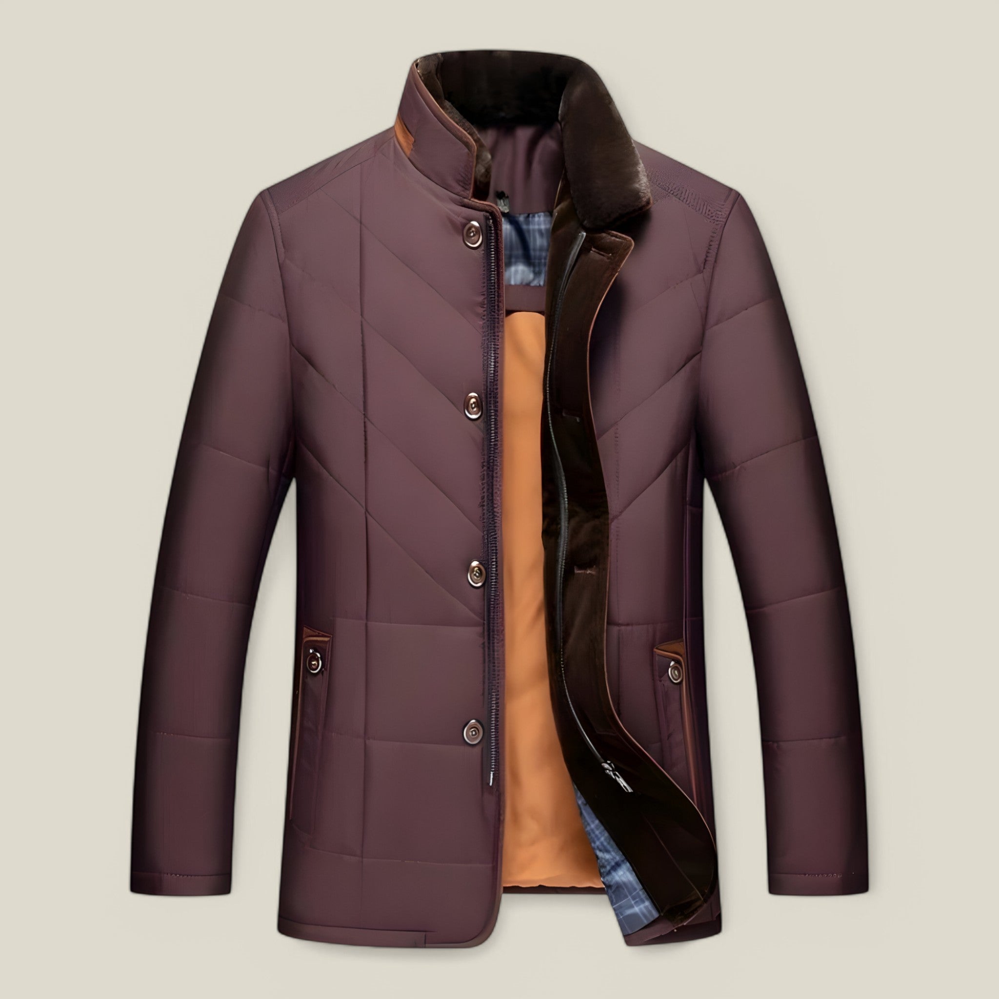 Danny | Jacke mit Vintage-Kragen - Elegant und bequem