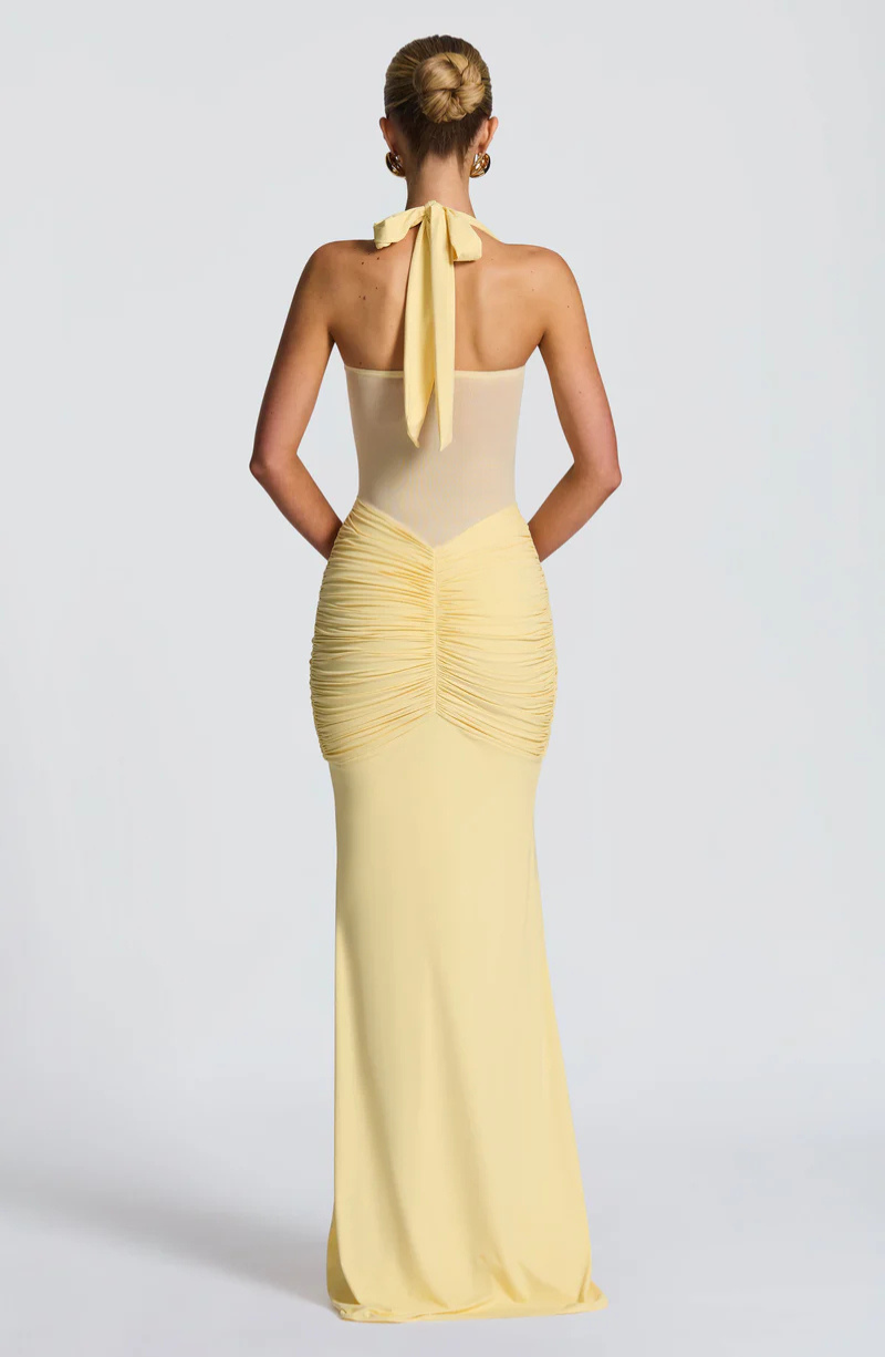 Hourglass Gown — Glamorous Silhouette & Elegant Detailing - - Maxi Dress - Concept Fashionlab