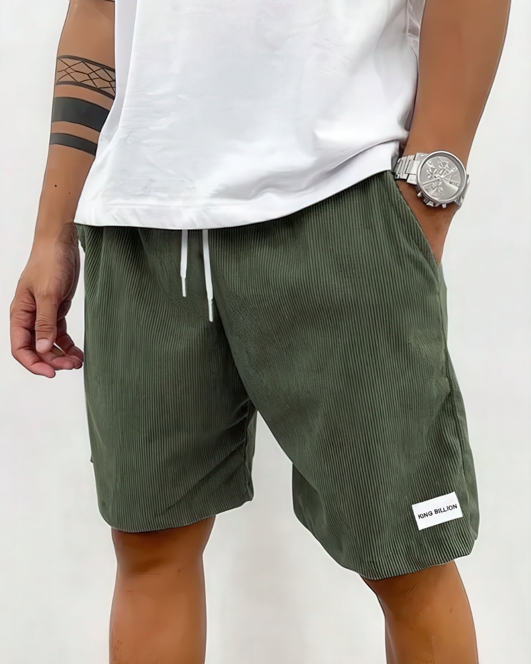 Freizeit-Shorts - Lässiger Stil, weite Passform, hoher Komfort - Grün - - Freya Kobenhavn