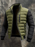 Edwin gequiltete Zip-Front-Jacke mit tailliertem Schnitt Damen