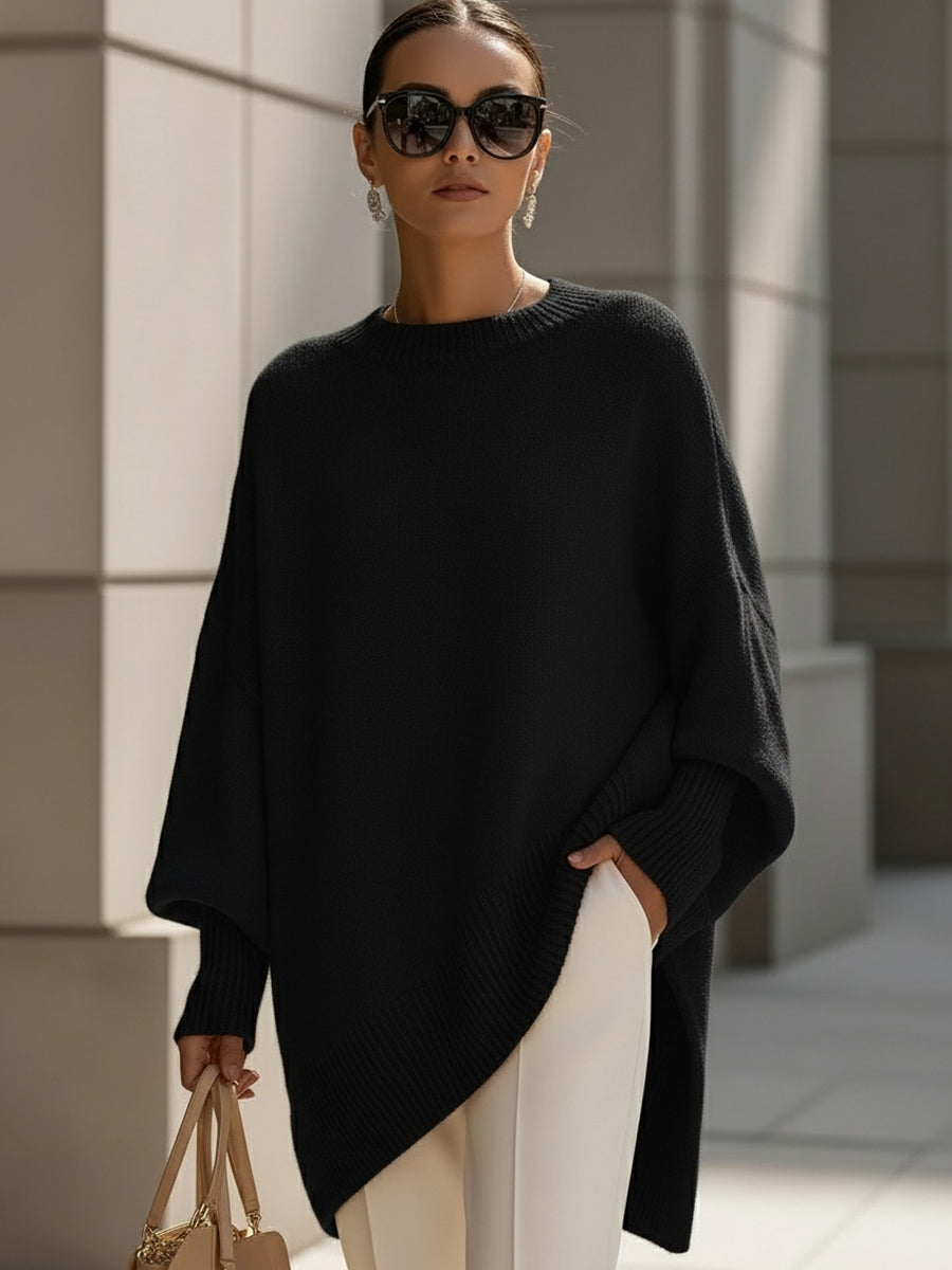 Mandy – Stylish Effortless Elegance Oversized Poncho - - Poncho - Concept Fashionlab