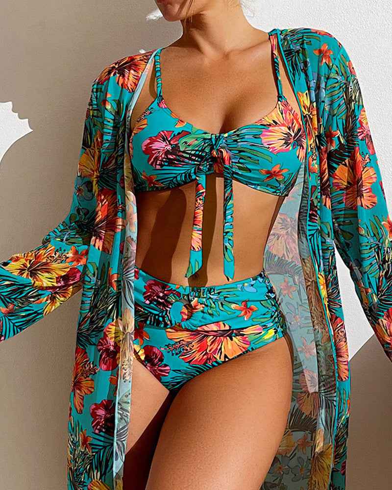 Glenda - Bikini mit Blumenrock