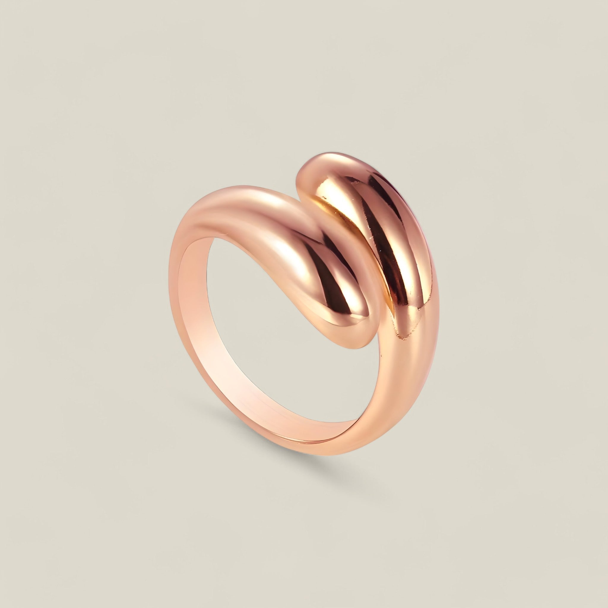 Aubrey | Funkelnder Eleganzring - Rosa - - Concept Fashionlab