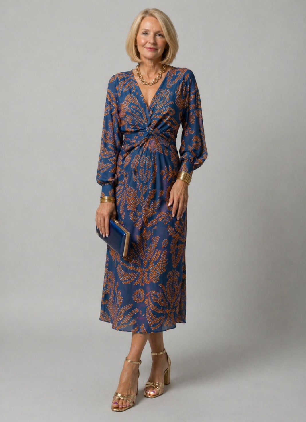 Kleid mit Blumendruck - - - DUUWE