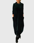 Damen zeitloses, elegantes Winterkleid