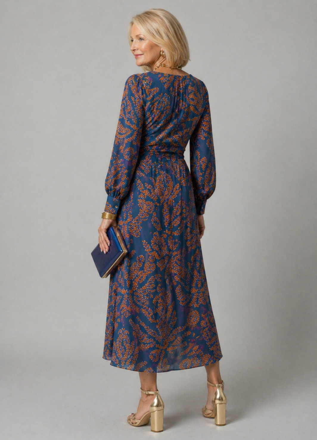 Kleid mit Blumendruck - - - DUUWE