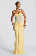 Sirene Stundenglas-Abendkleid