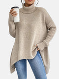 Kuscheliger Langarm-Rollkragenpullover