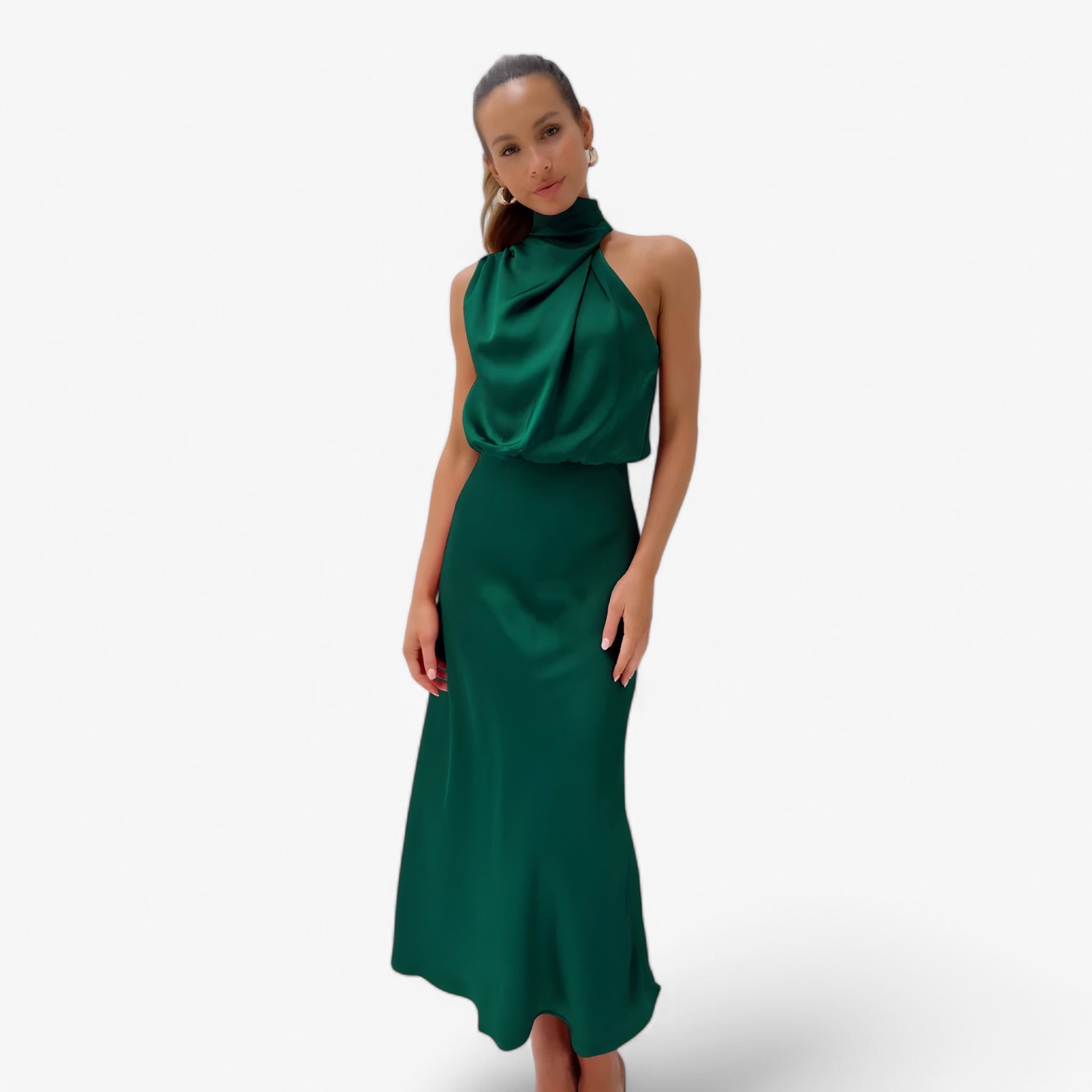 Vivienne | Satin-Kleid: raffinierte und elegante Ausstrahlung