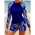Damen Noa Langarm-Zweiteiliger Surf-Badeanzug – Sonnenschutz,