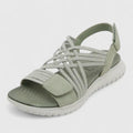 Damen Mehrfachriemen-Sandalen – Bequeme Sandalen mit gepolstertem