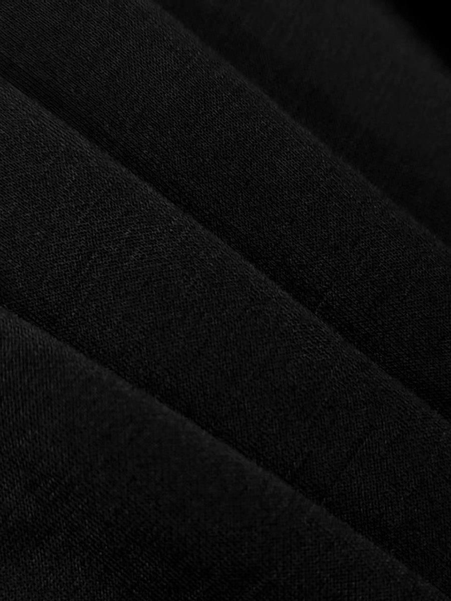 Maxikleider mit Stehkragen, lockeren Puffärmeln, geknöpft und seitlich geschlitzt - - Maxi Dress - Concept Fashionlab