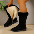 Kuschelig warme Winterstiefel — Stilvoller isolierter Komfort für kalte Tage