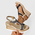 Damen Orthopädische Keil-Sandalen mit ganztägigem Komfort und