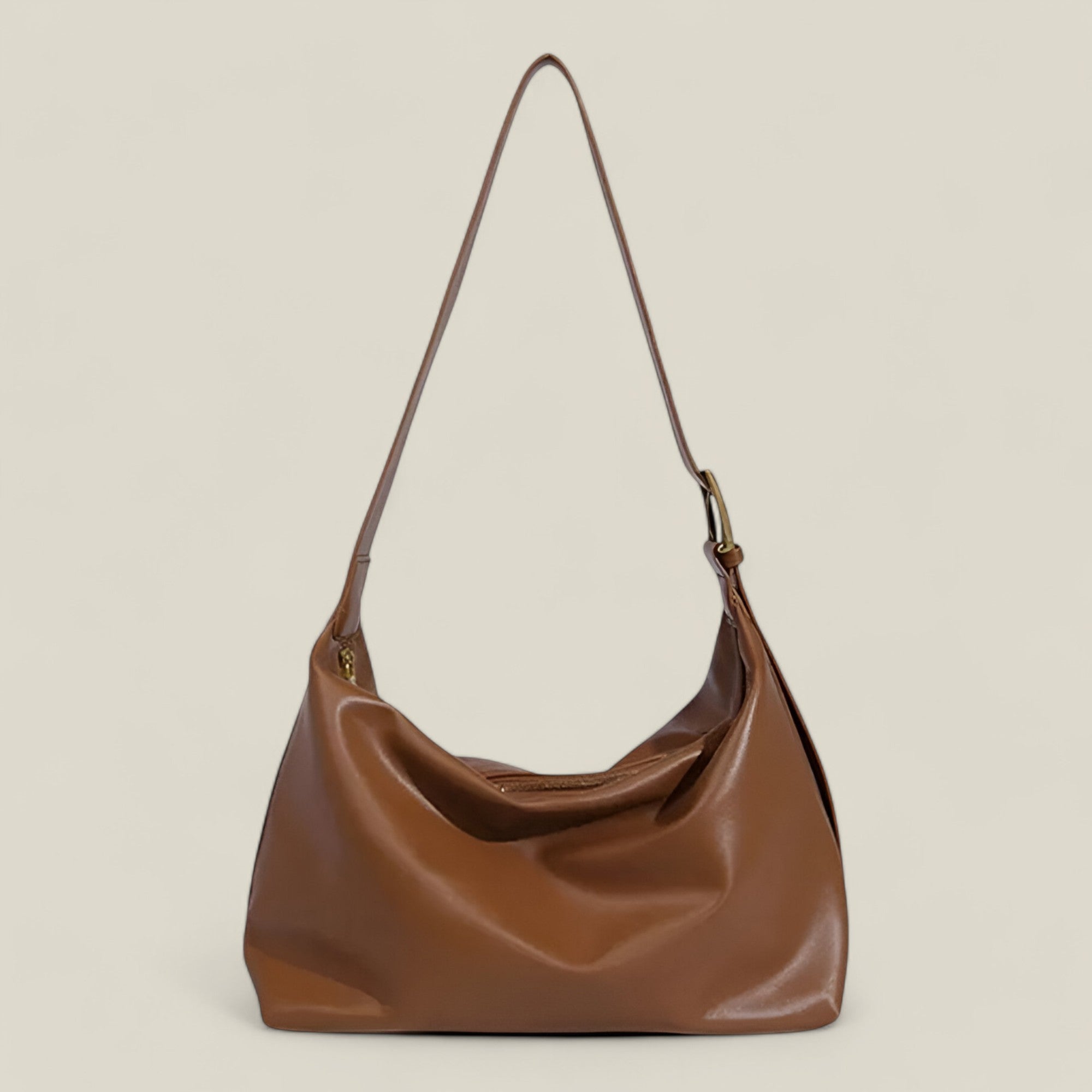 Lucy | Trendige Umhängetasche - Braun - - Concept Fashionlab