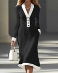 Elegantes Langarmkleid für zeitlosen Stil