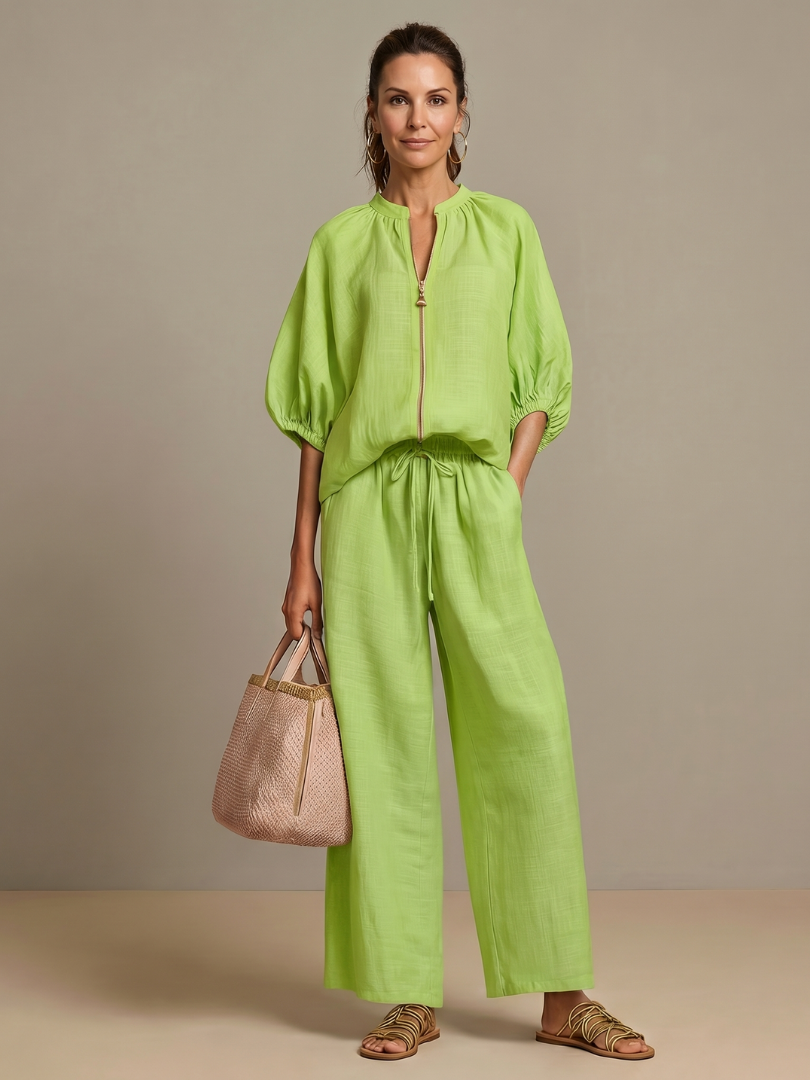 Sabrina | Jacken-Oberteil-Set - - - Cow Clothing