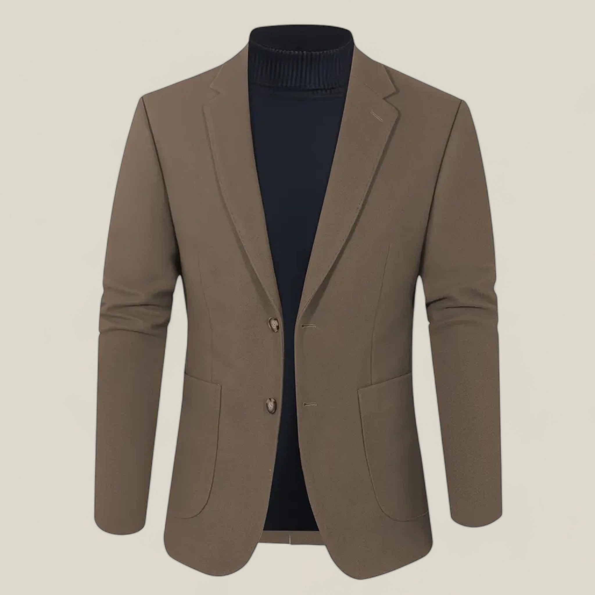 Julian | Freizeitblazer für Herren – Geschäft & Freizeit - Braun - - Concept Fashionlab