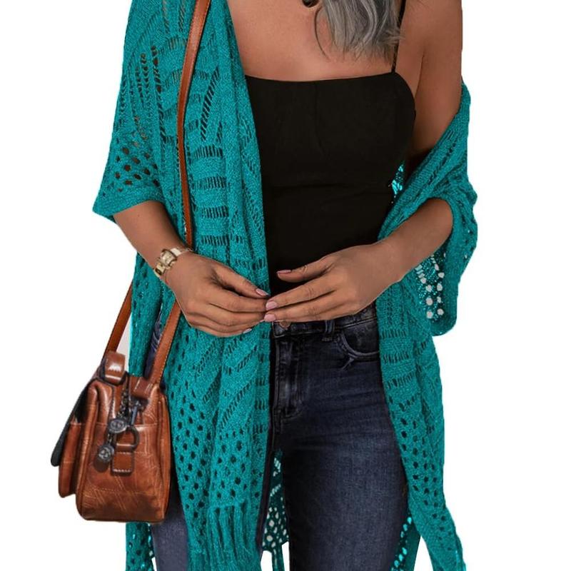 Cozy Summer Hollow-Out Tassel Outerwear - - Outerwear - Concept Fashionlab