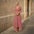 Damen Elegantes fließendes Kleid
