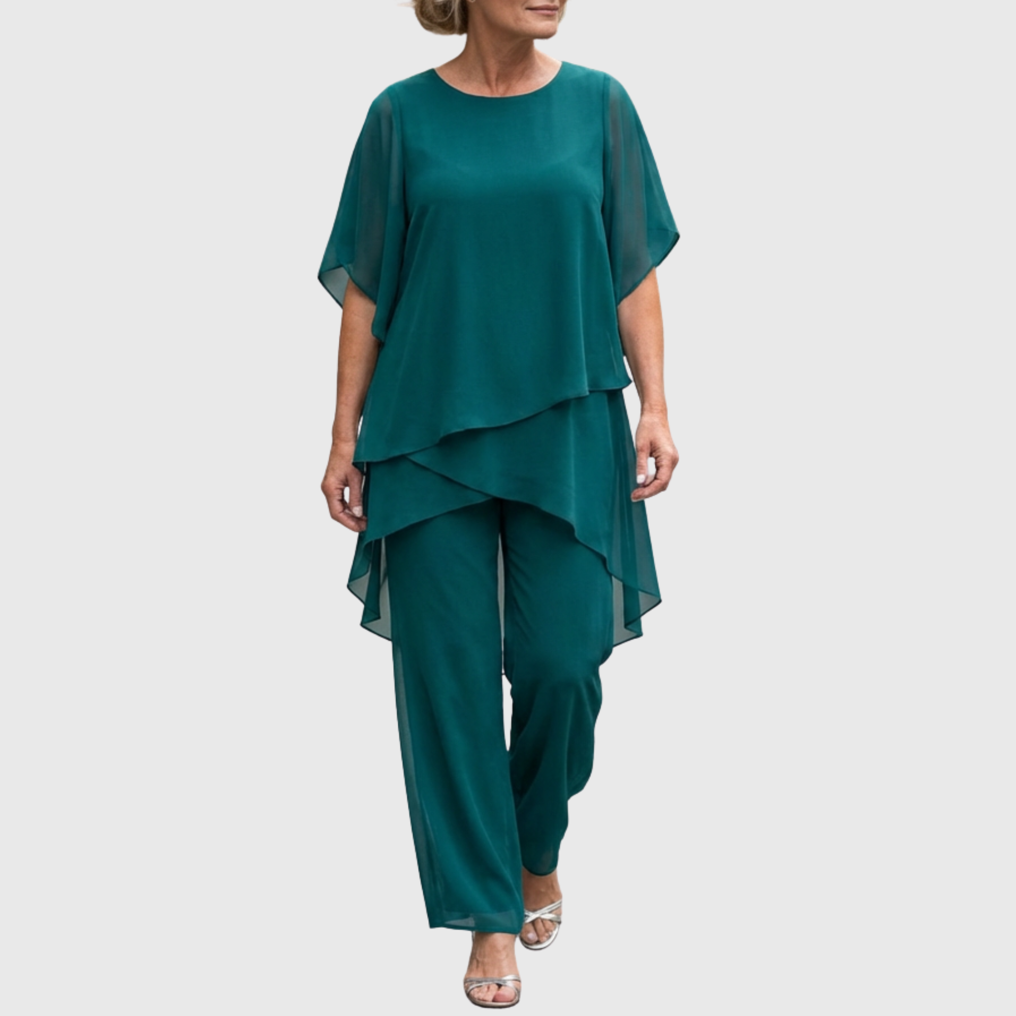 ELARA | Fließendes Palazzo-Set für eleganten Komfort und Stil - - - Madison Boutique Savannah