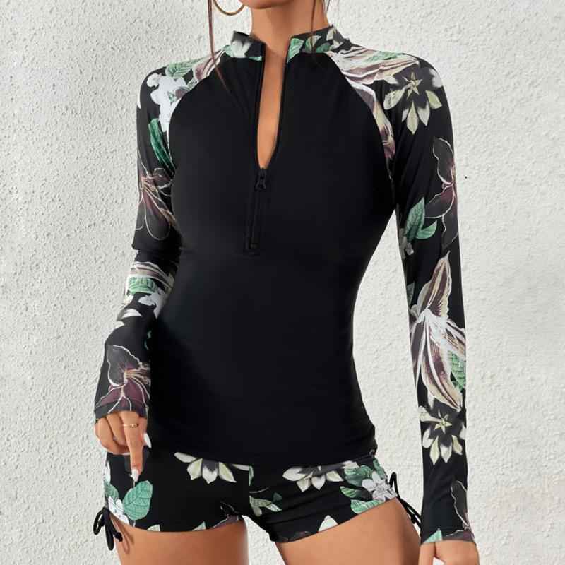 Sariah | Schickes Langarm-Tankini-Set für stilvolle Bademode