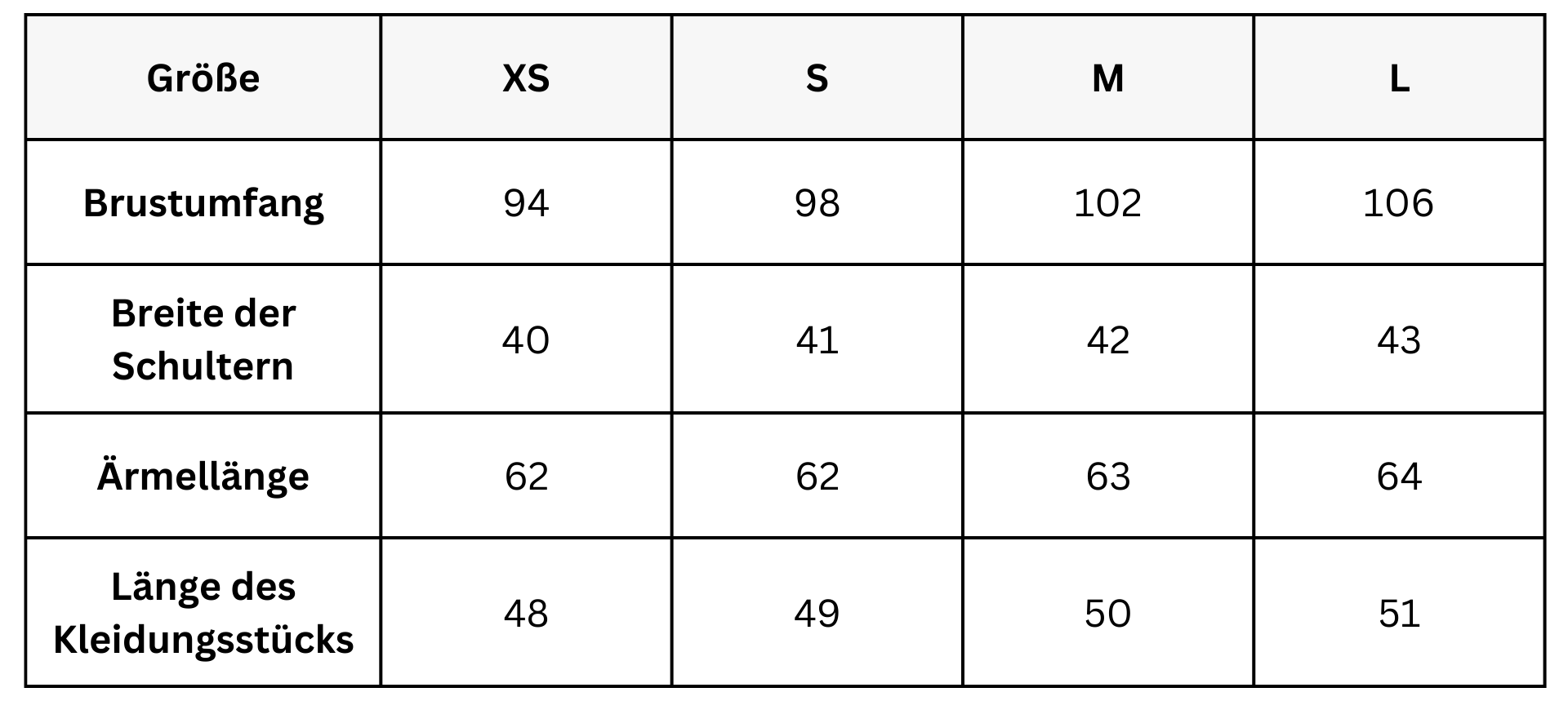 Size Guide