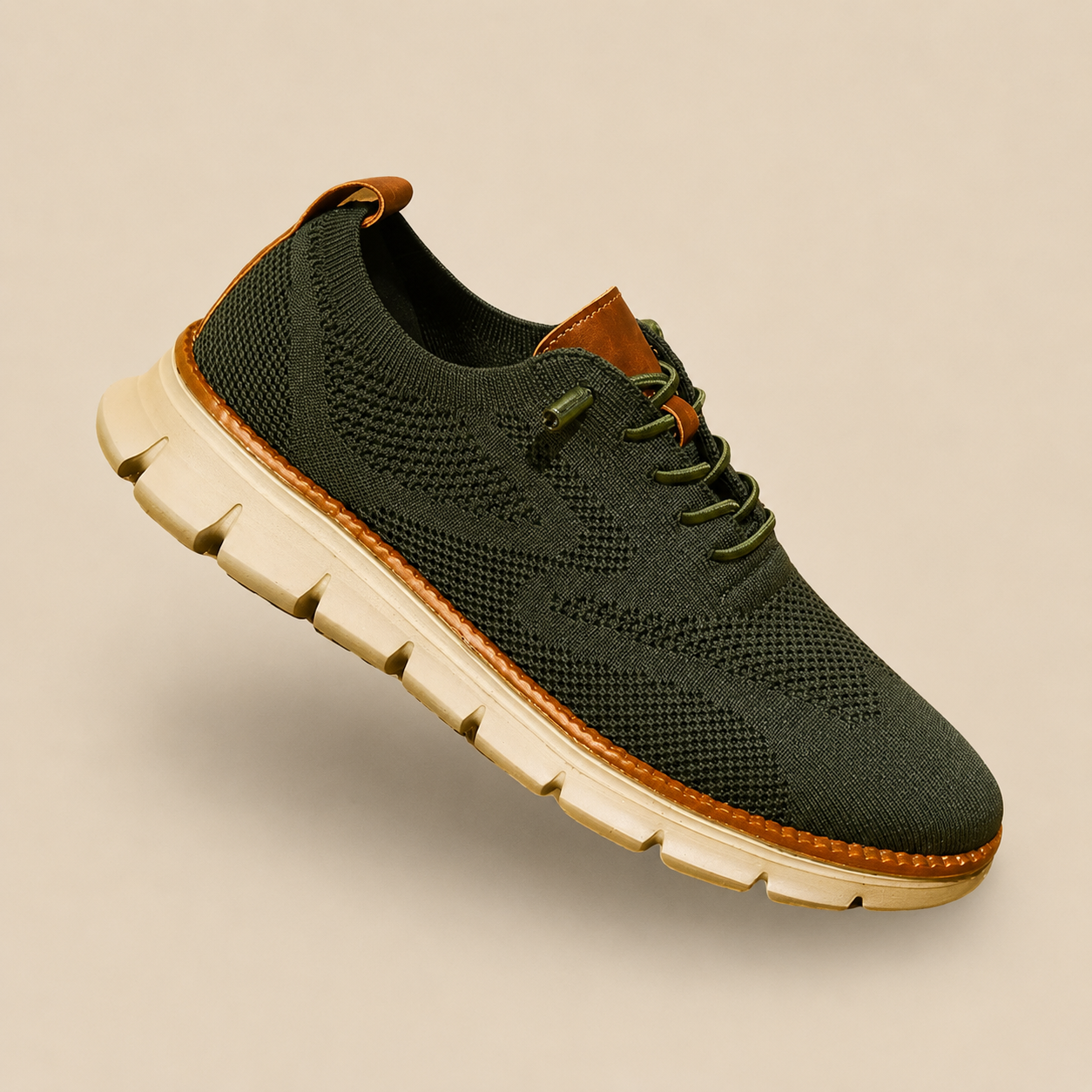 All-Day Ultra-Komfort-Walker mit gepolsterter Unterstützung - Olivgrün - Walking Shoes - Concept Fashionlab Boutique
