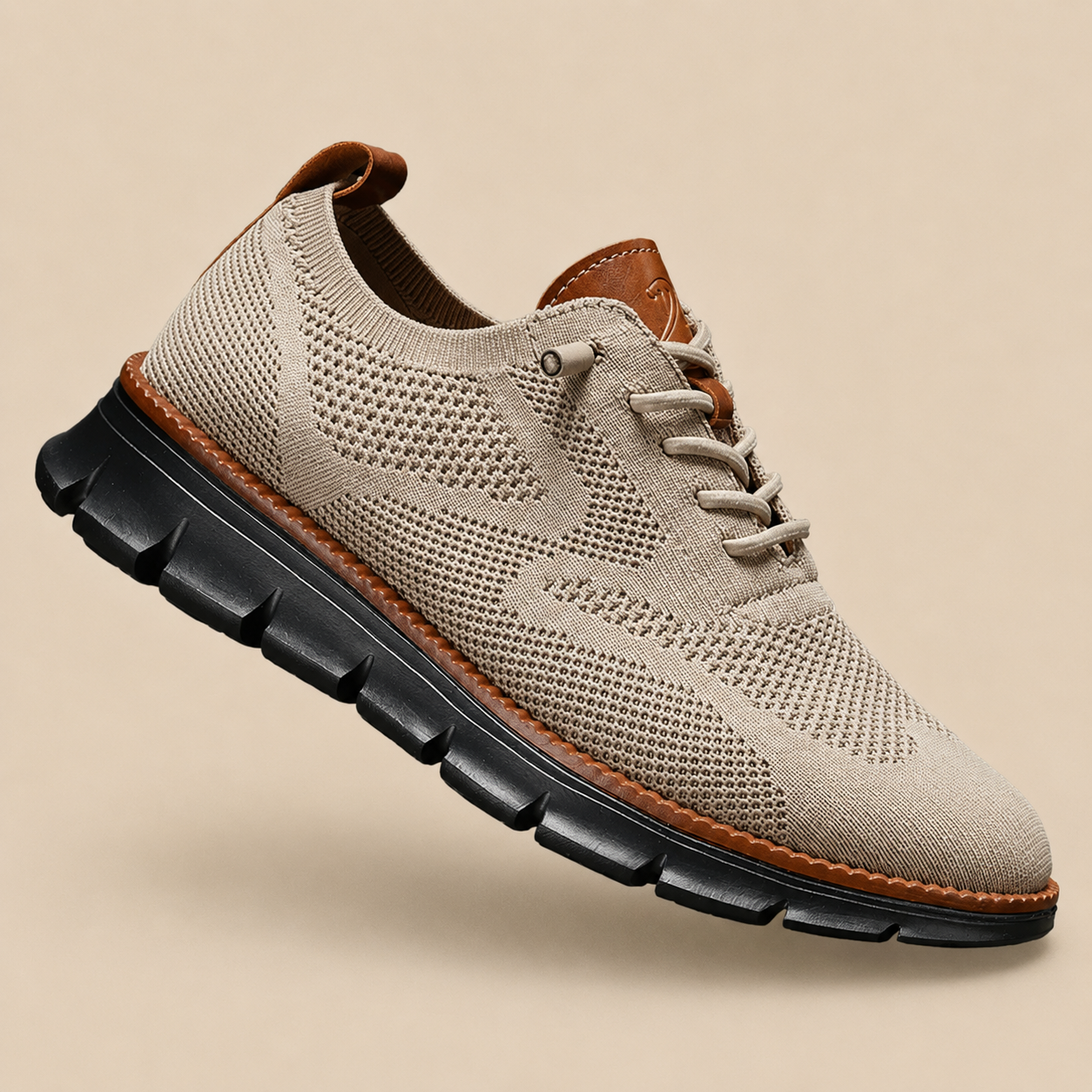 All-Day Ultra-Komfort-Walker mit gepolsterter Unterstützung - Braun-Schwarz - Walking Shoes - Concept Fashionlab Boutique