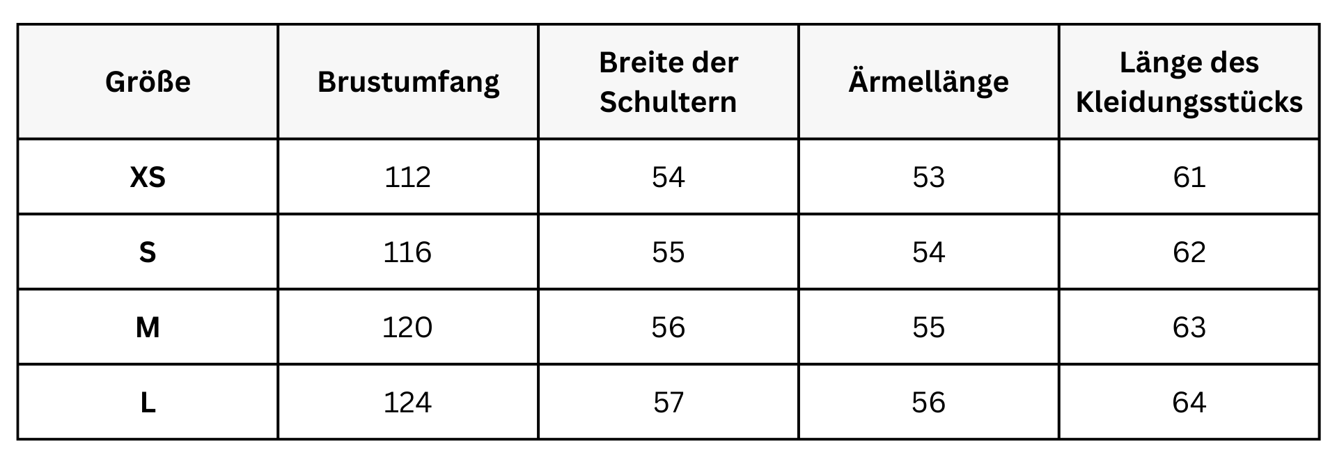 Size Guide