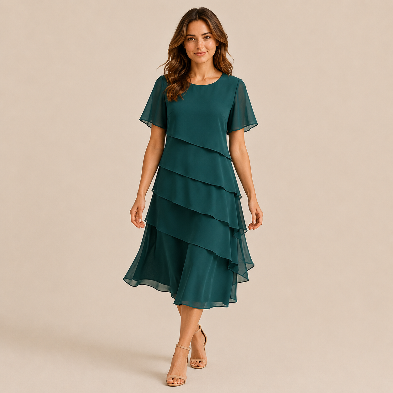 Anmutiges, elegantes Kleid Damen