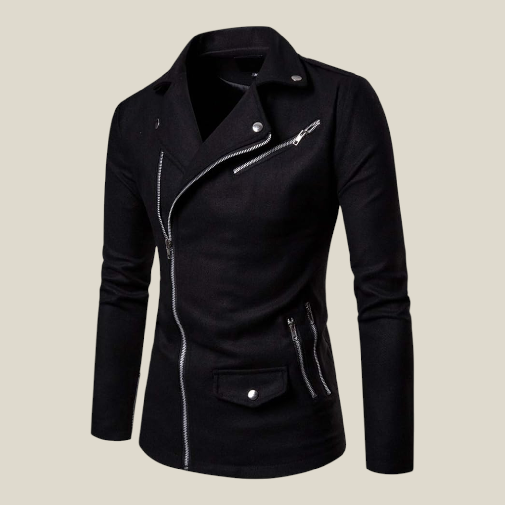 Asymmetrische Reißverschluss-Herrenjacke-Concept Fashion Lab