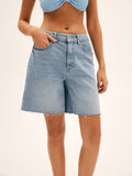 Chloes Essentielle Casual-Denim-Shorts