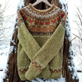 Gemütlicher Strickpullover mit zeitlosem Gewebemuster