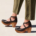 Mia | Damen Elegante Keilabsatzschuhe mit geschlossenen Zehen