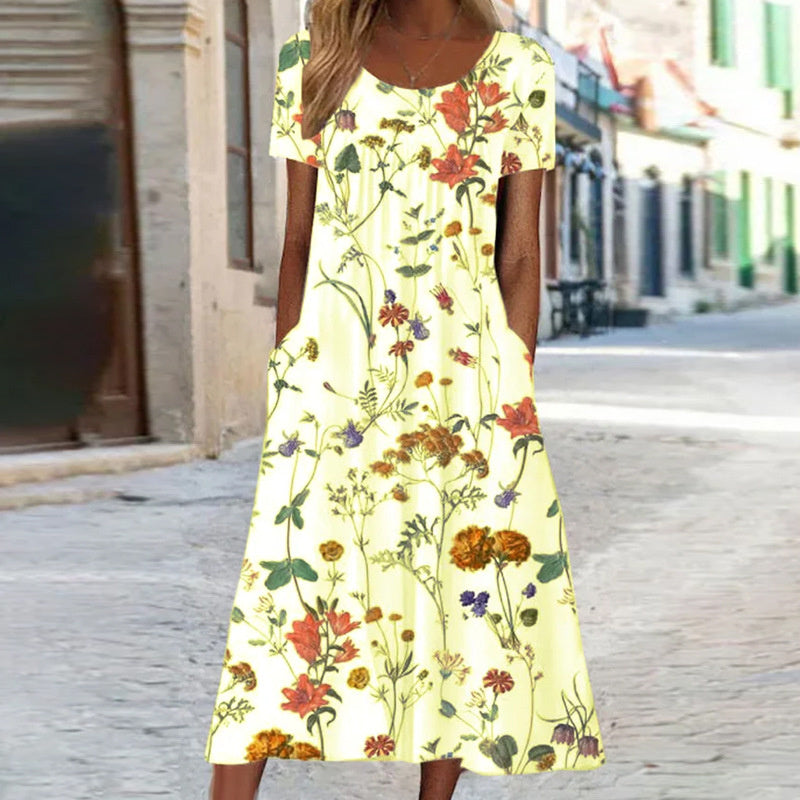 Lila – Kleid, das mühelos den Bauch bedeckt - Dunkelblau 4XL - - Cow Clothing