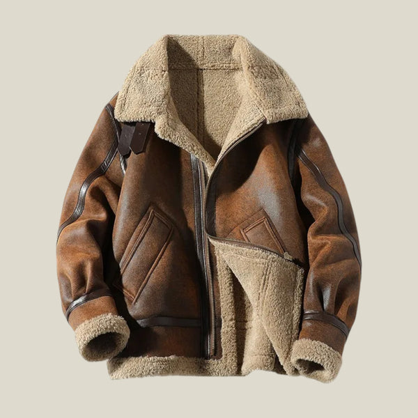 Braune Bomberjacke-Concept Fashion Lab