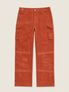 Cargo-Hose mit 3D-Druck und weitem Bein - - Pants - Concept Fashionlab