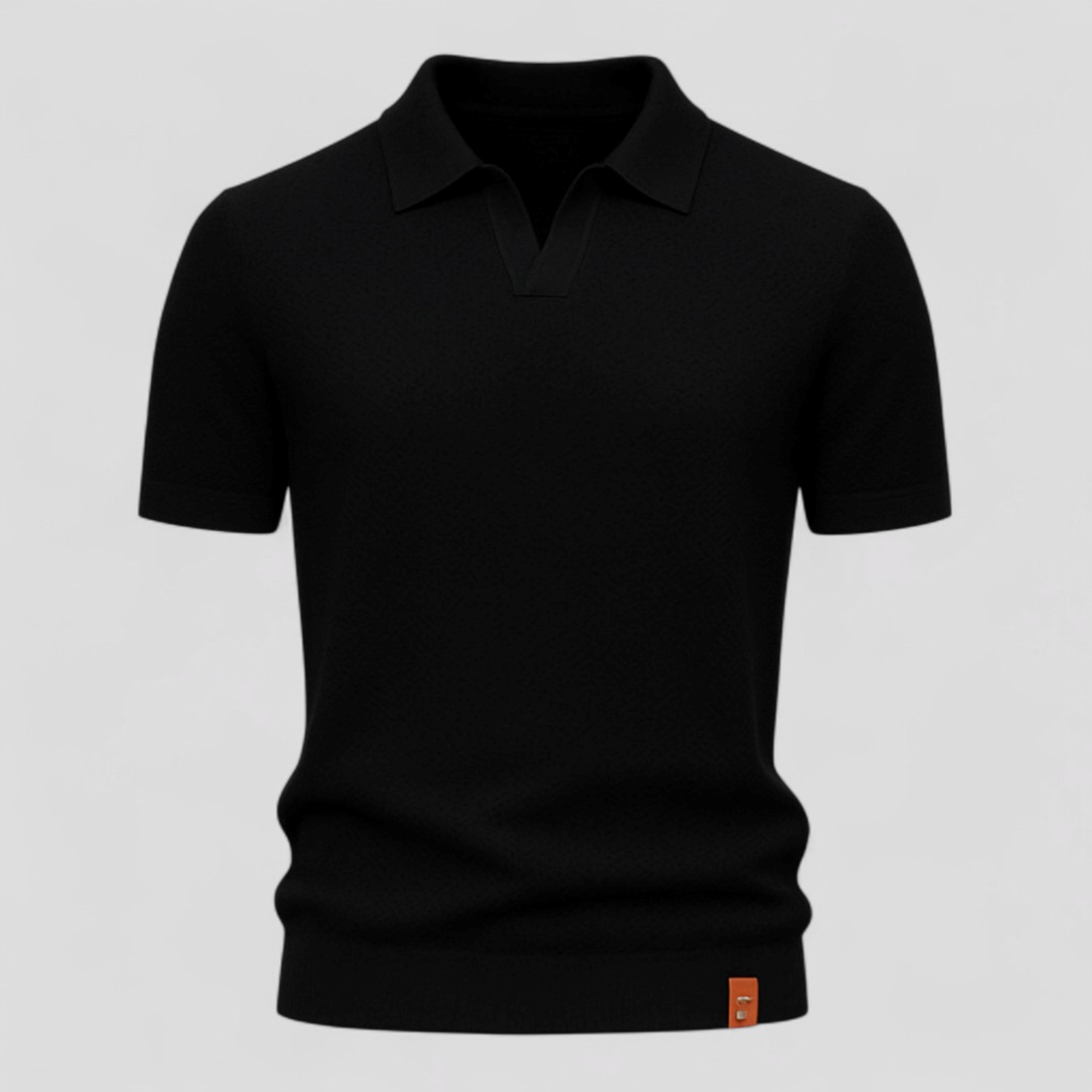 Rico Kurzarm-Herren-Polohemd: Strukturiert und elegant