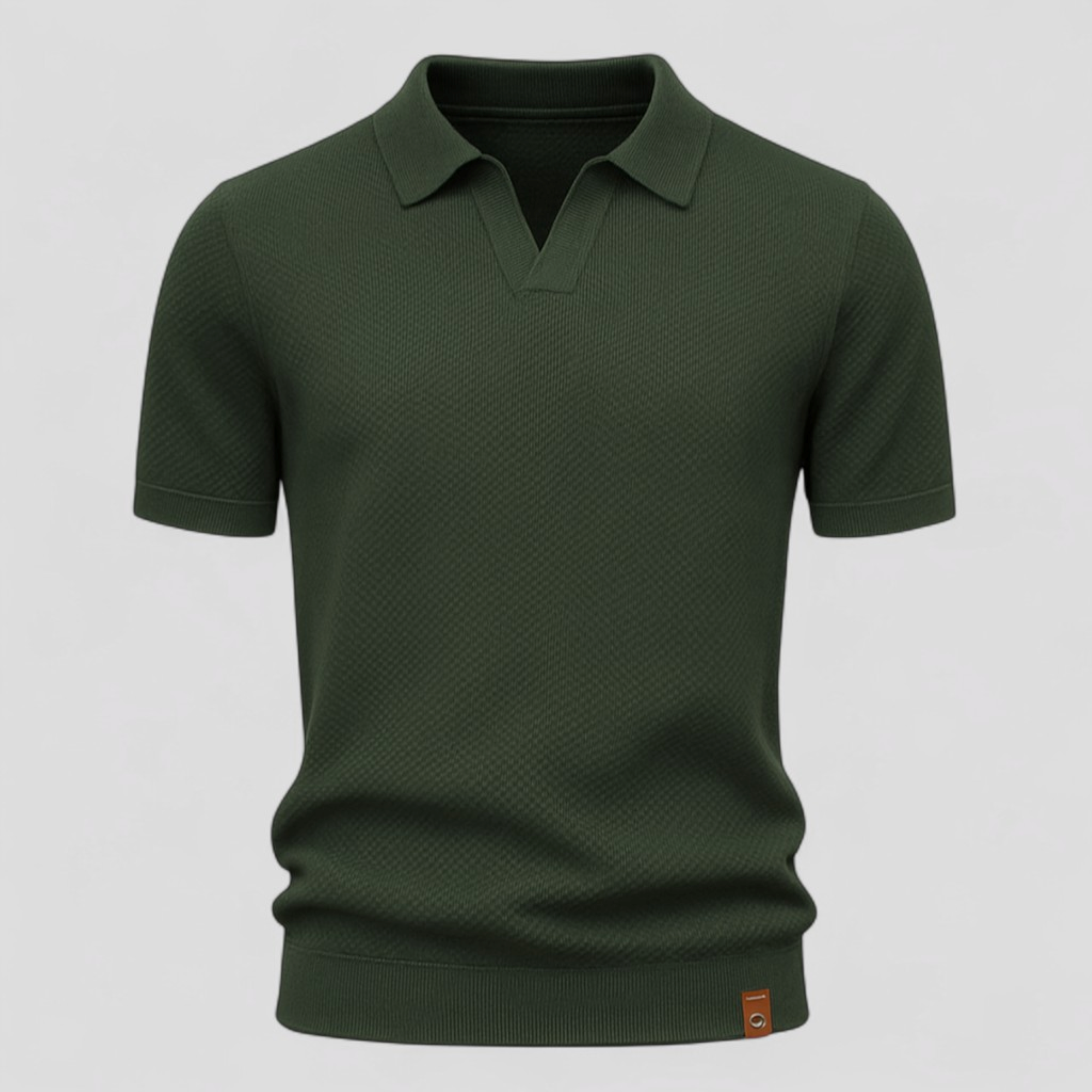 Rico Kurzarm-Herren-Polohemd: Strukturiert und elegant