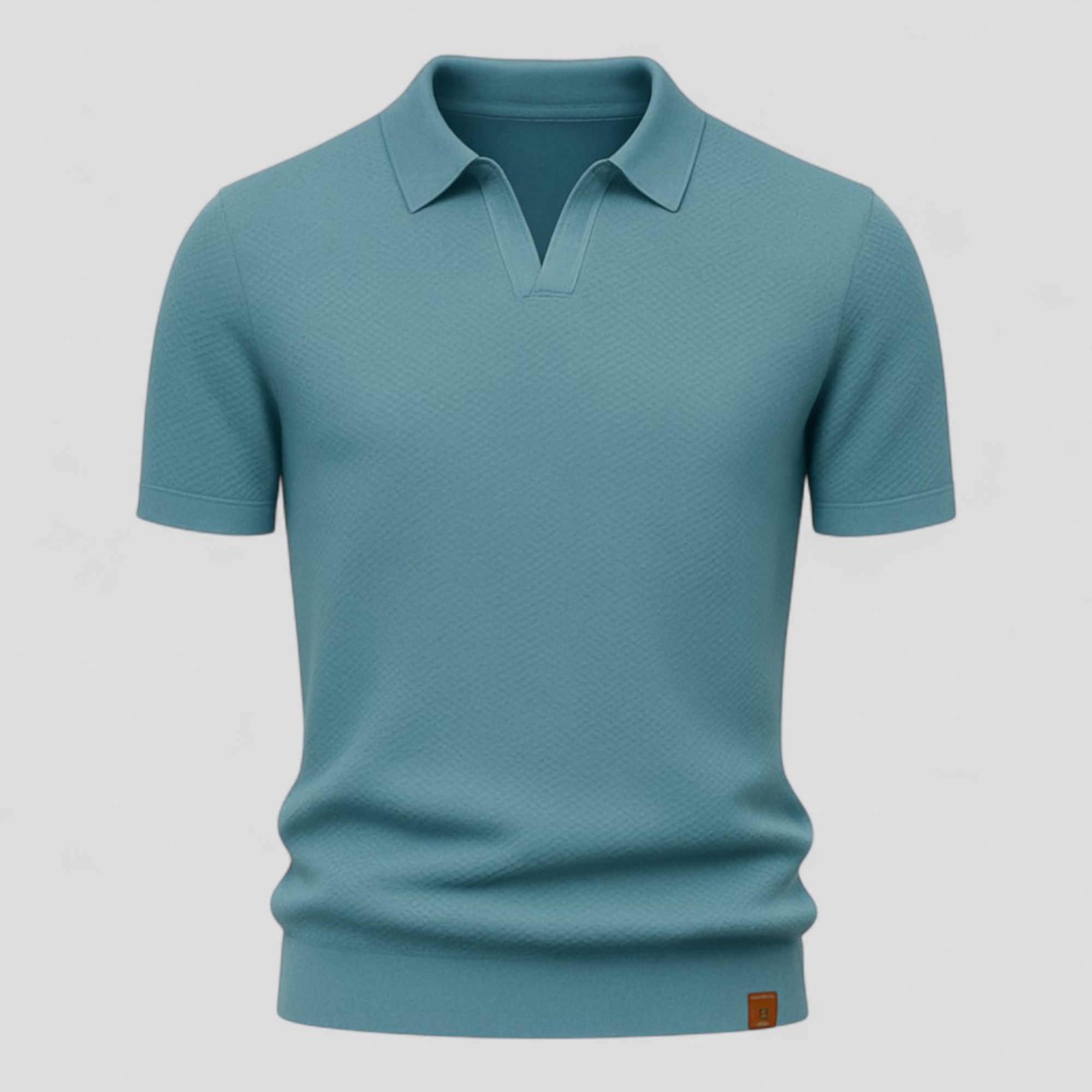 Rico Kurzarm-Herren-Polohemd: Strukturiert und elegant
