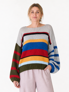 Camila | Damen-Winter-Strickpullover in Mehrfarben - - Sweater - Concept Fashionlab