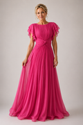 Lina & Emma™ | Plissiertes Abendkleid